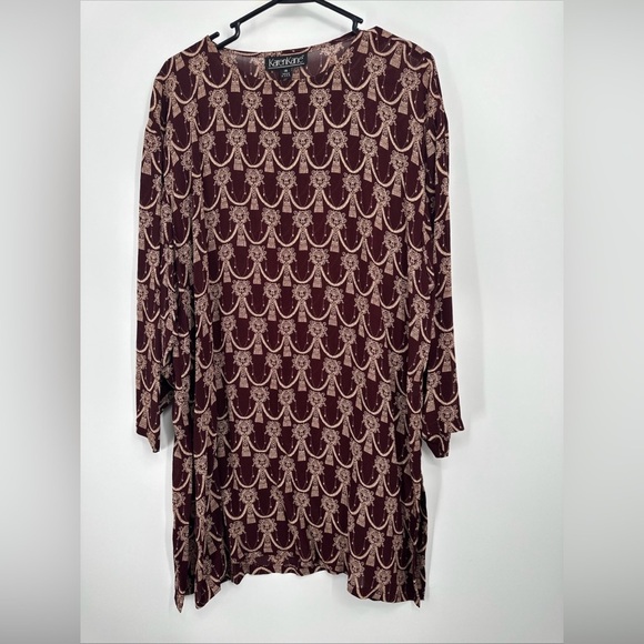 Vintage Karen Kane Women’s Tunic Dress Sz 14 - Picture 1 of 4